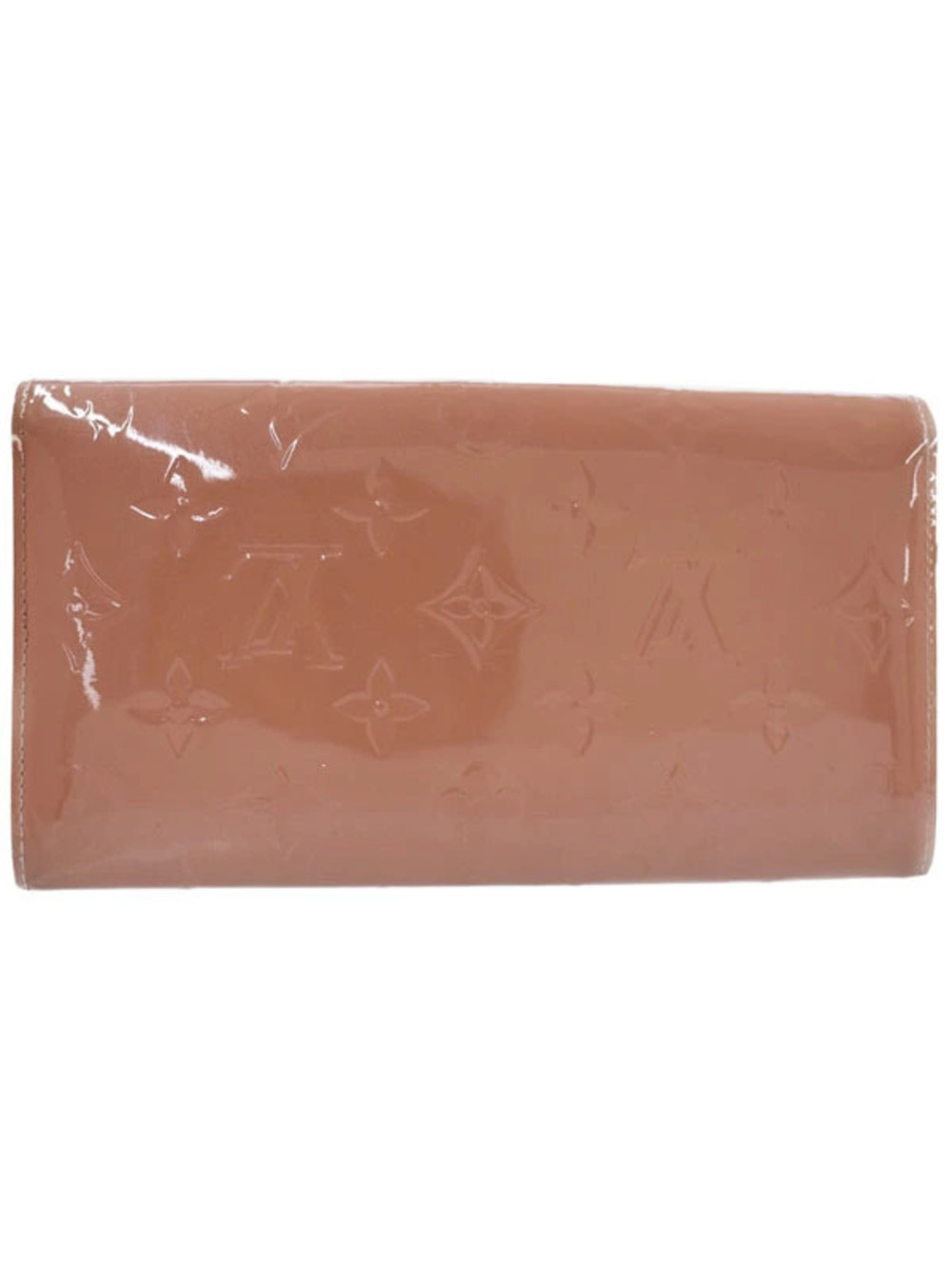 Louis Vuitton Vernis Monogram Wallet Long fold Portefeuille Bi Sarah Brown